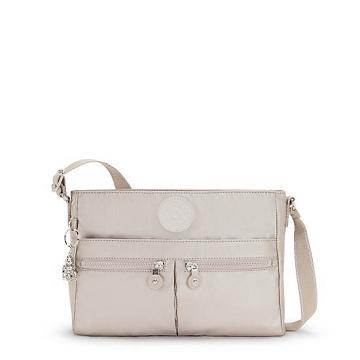 Kipling New Angie Metallic Crossbody Bags Metallic Glow | AU 1199XY